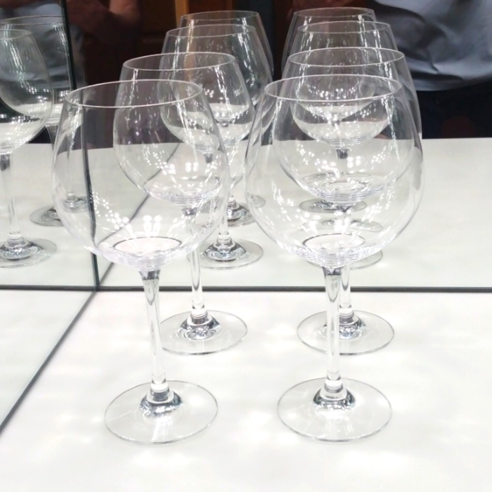 (4) SCHOTT ZWIESEL LG BURGUNDY 28 OZ GLASSES NEW